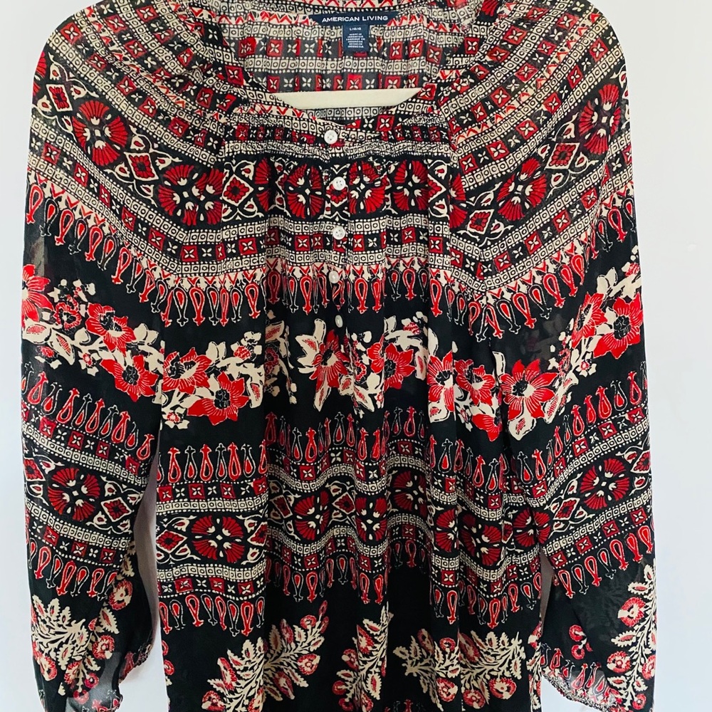 CHIFFON LADIES TOP